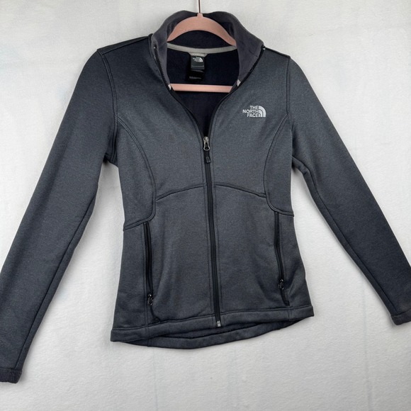 The North Face Jacket Womens XS Gray Full Zip C656 Season F15 Lightweight - Picture 1 of 9